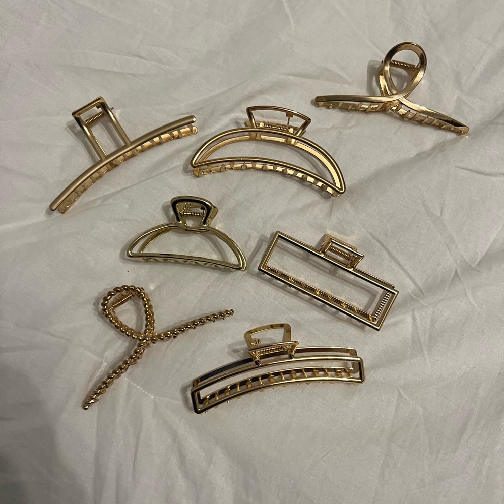 Metal claw clips